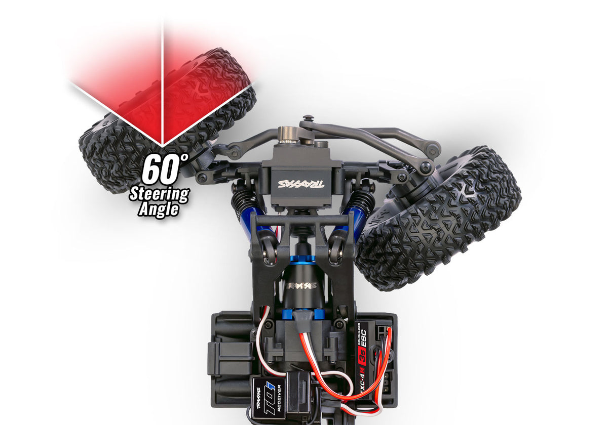 TXC-4M front end at full steering lock