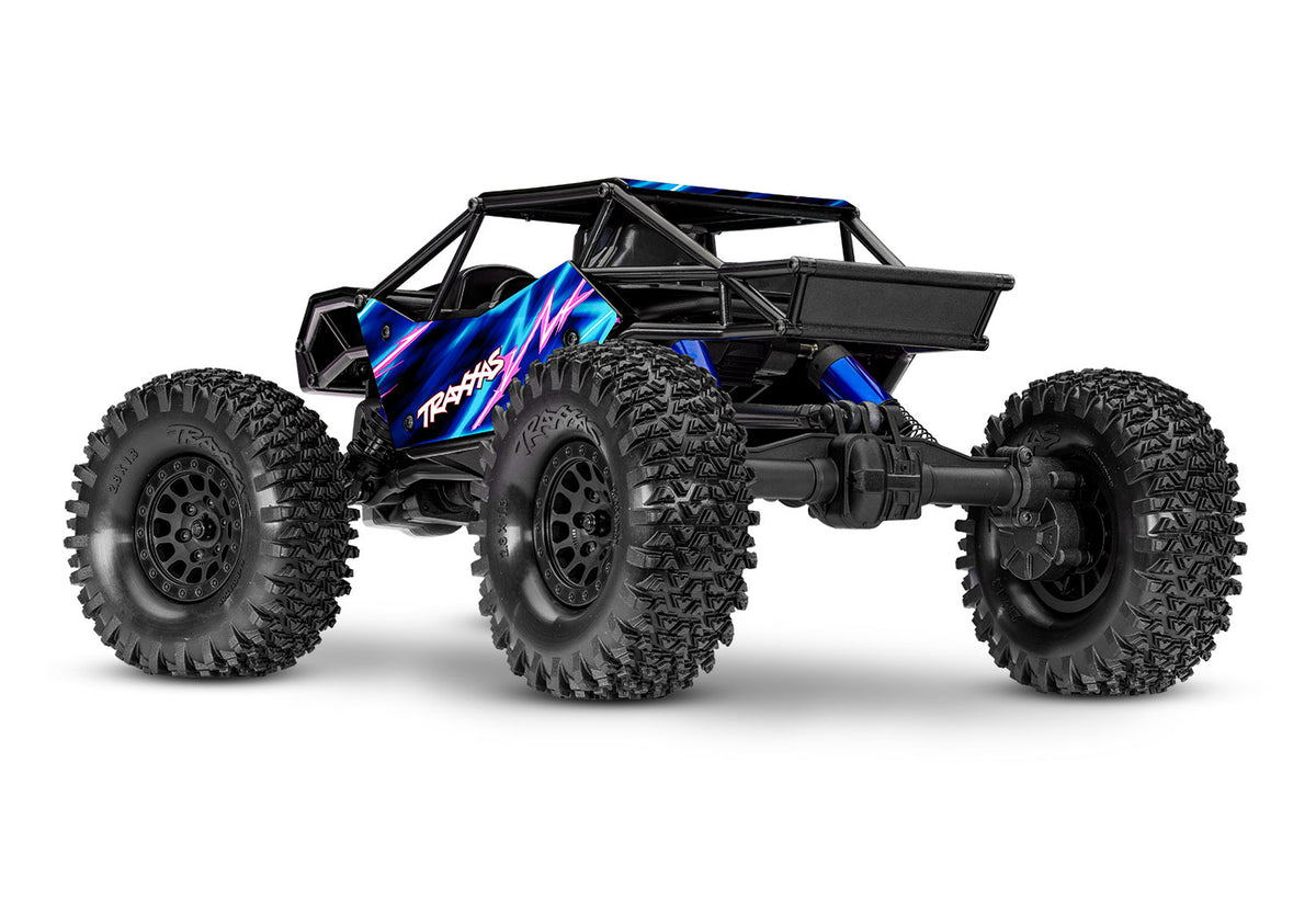 Traxxas TXC-4M Extreme Crawler in Blue, rear view