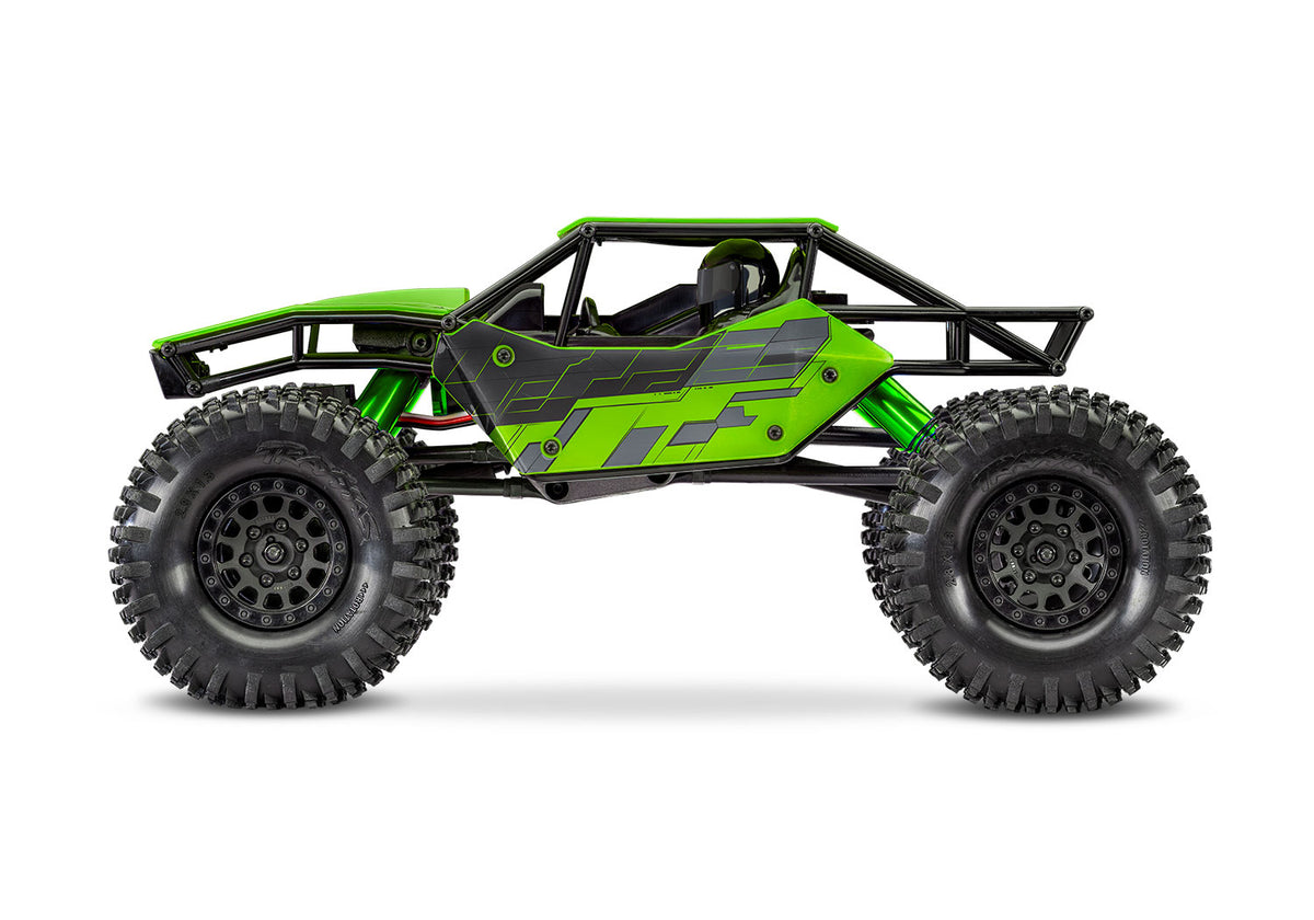 Traxxas TXC-4M Extreme Crawler in Green, side view