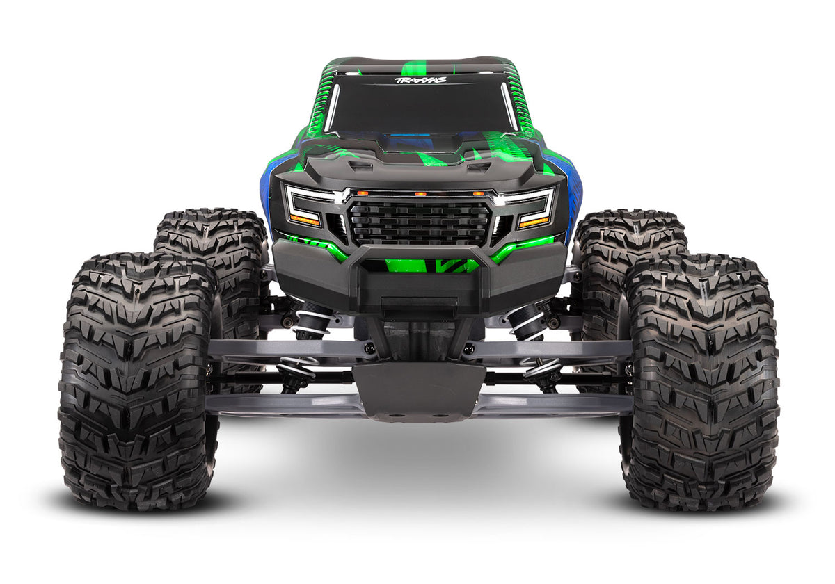 Traxxas Stampede 2WD Brushless 136454-4 in Green, front view