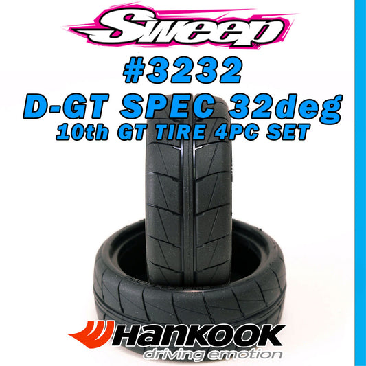 10th TC D-GT SPEC Treaded HANKOOK GT Belted Outdoor Tire (4) (D32)