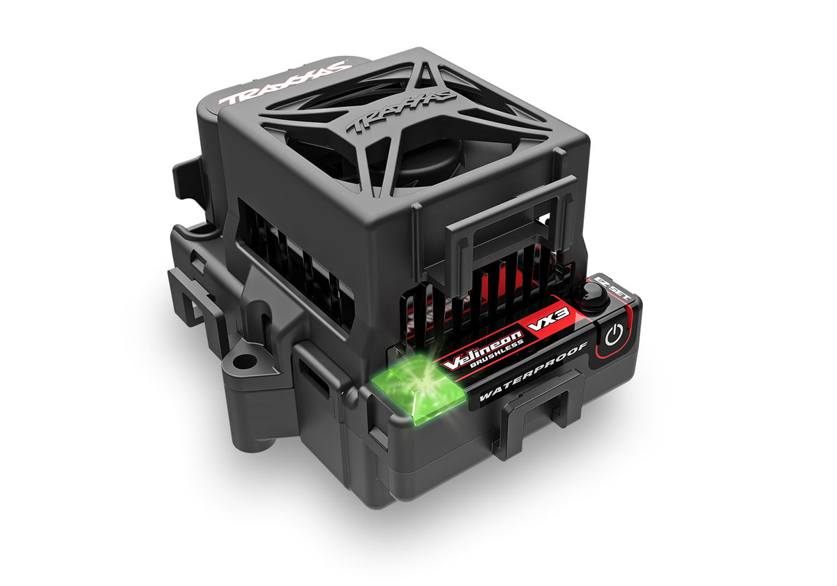 Stampede 2WD Brushless, Velineon VX3 ESC with fan