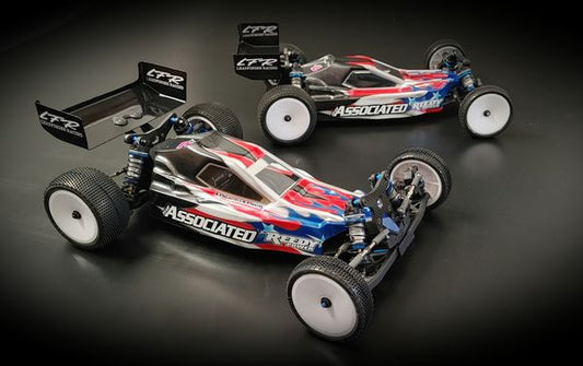 Retro-mod body (clear) for the Team Associated B7