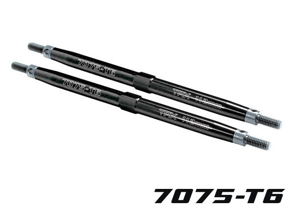 TUBES 112 mm Black Aluminum Front Toe Links (2)