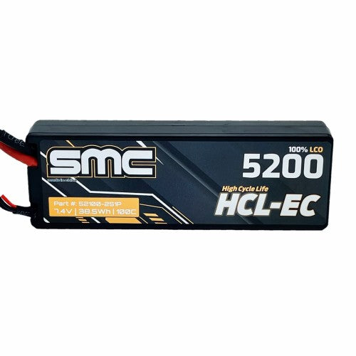 HCL-EC 7.4V 5200mAh 100C wired hardcase