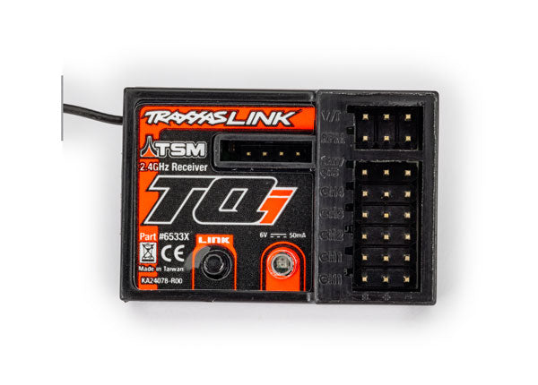 6533X Receiver, micro, TQi 2.4GHz with telemetry & TSM® (5-channel)