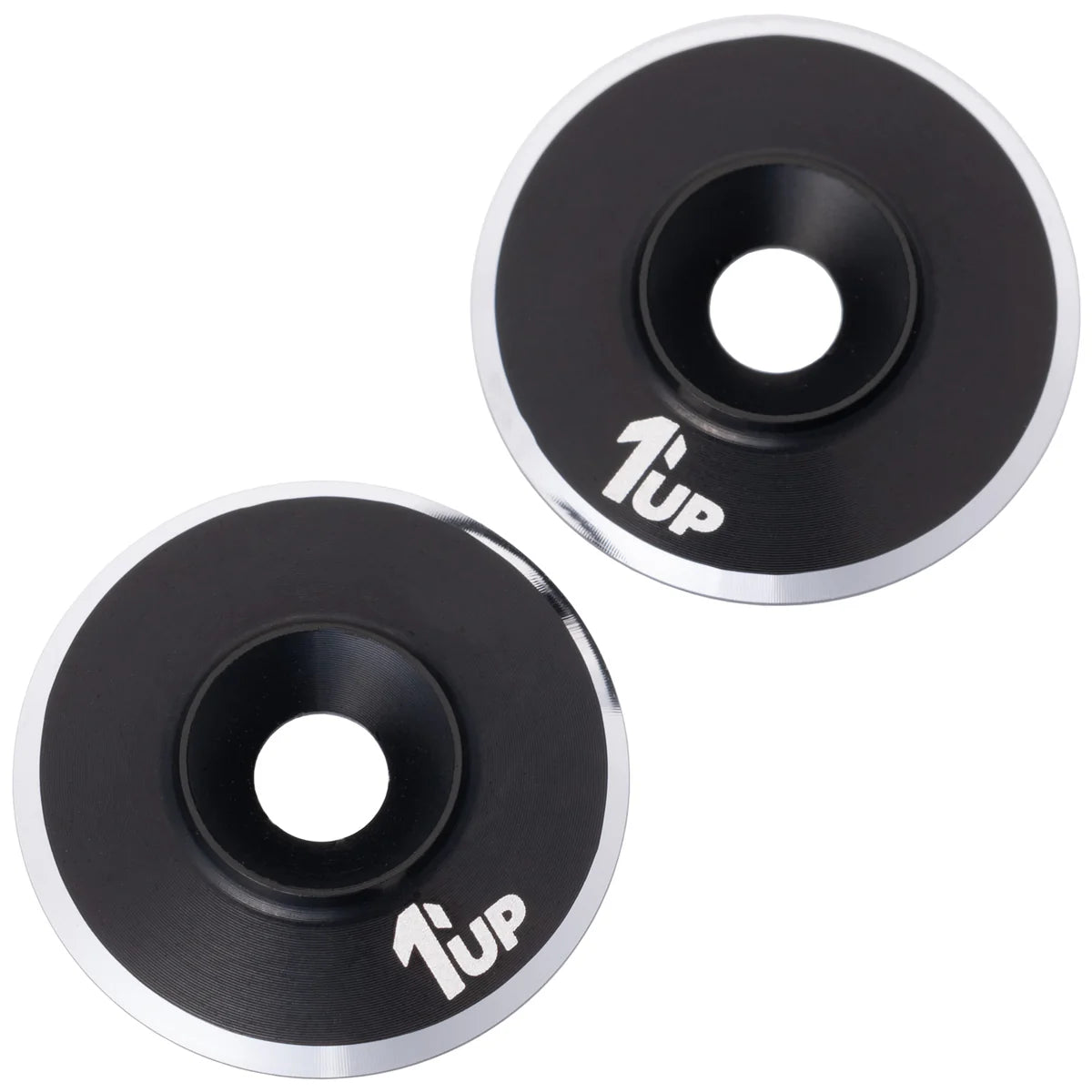 1up Racing Low Pro Aluminum Wing Buttons- Black N Bling