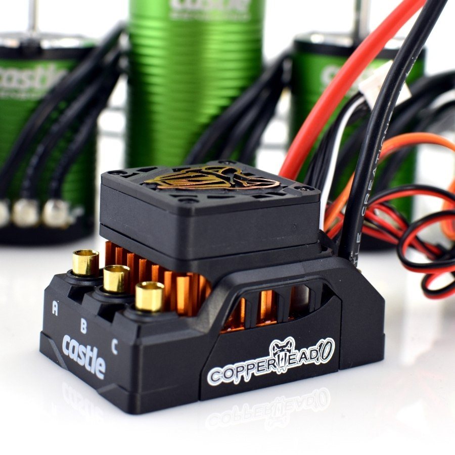 Copperhead 10 Sensored ESC/Motor Combo w/1406 (4600kV) SCT