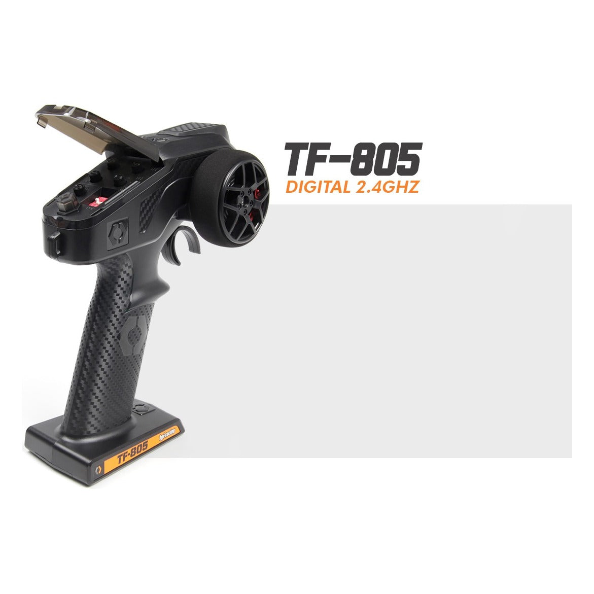 HPI TF-805 5-channel 2.4GHz transmitter included with the Stage-D24