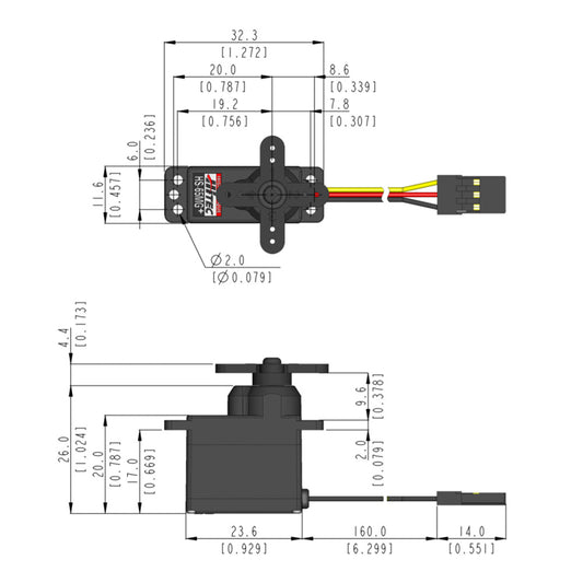 HS-65MG 11.9g Metal Gear Analog Micro Servo