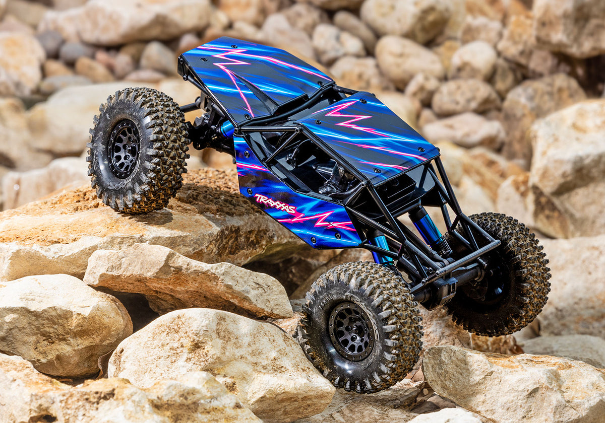 Blue TXC-4M climbing rocks
