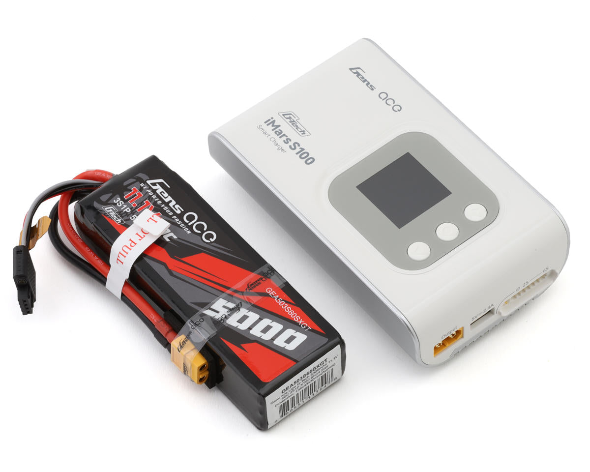 Gens Ace G-Tech Smart 3S LiPo Bundle 5000mAh 60C - GEAS100503S60GT