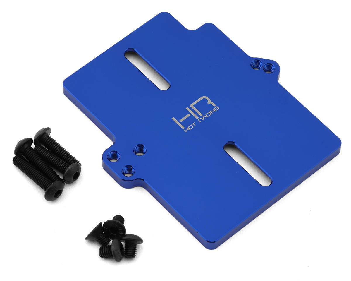 Hot Racing Aluminum ESC Modify Mount for Traxxas®Mini Maxx® (Blue)
