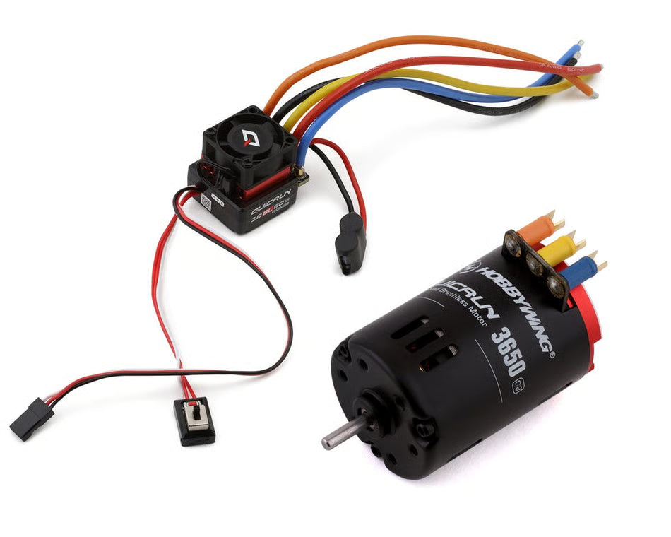 Hobbywing QuicRun 10BL60 SD G2 Sensored Brushless ESC/QR3650 G2 Motor Combo (21.5T)