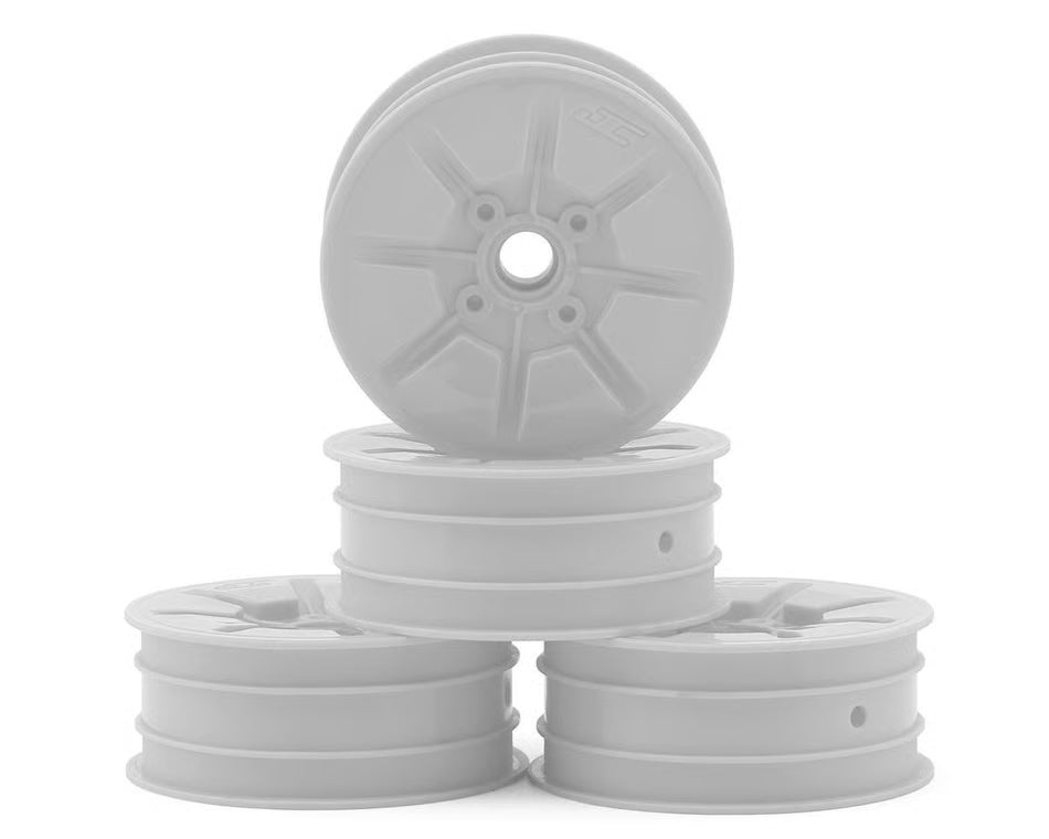 JConcepts RC10 Pioneer 2.2 Bearing Front Wheels (White) (4)