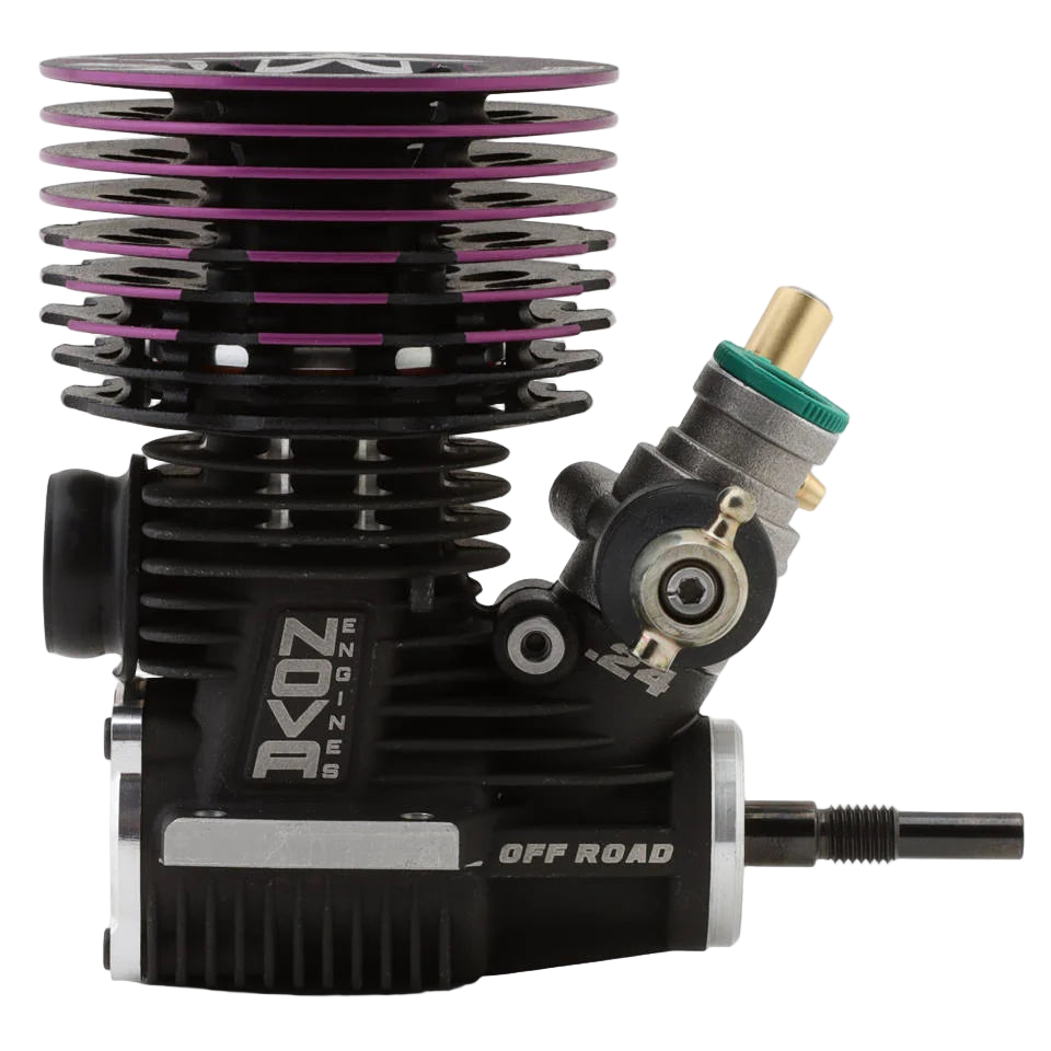 Nova Engines T6R EVO .24 6-Port Off-Road Truggy Nitro Engine (DLC Shaft) (Steel Bearing)