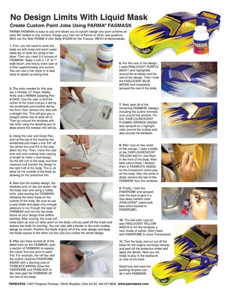 Parma PSE Fasmask Liquid Paint Mask (16oz)