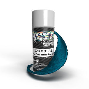 00339 Deep Sea Blue Metallic Aerosol Paint, 3.5oz Can