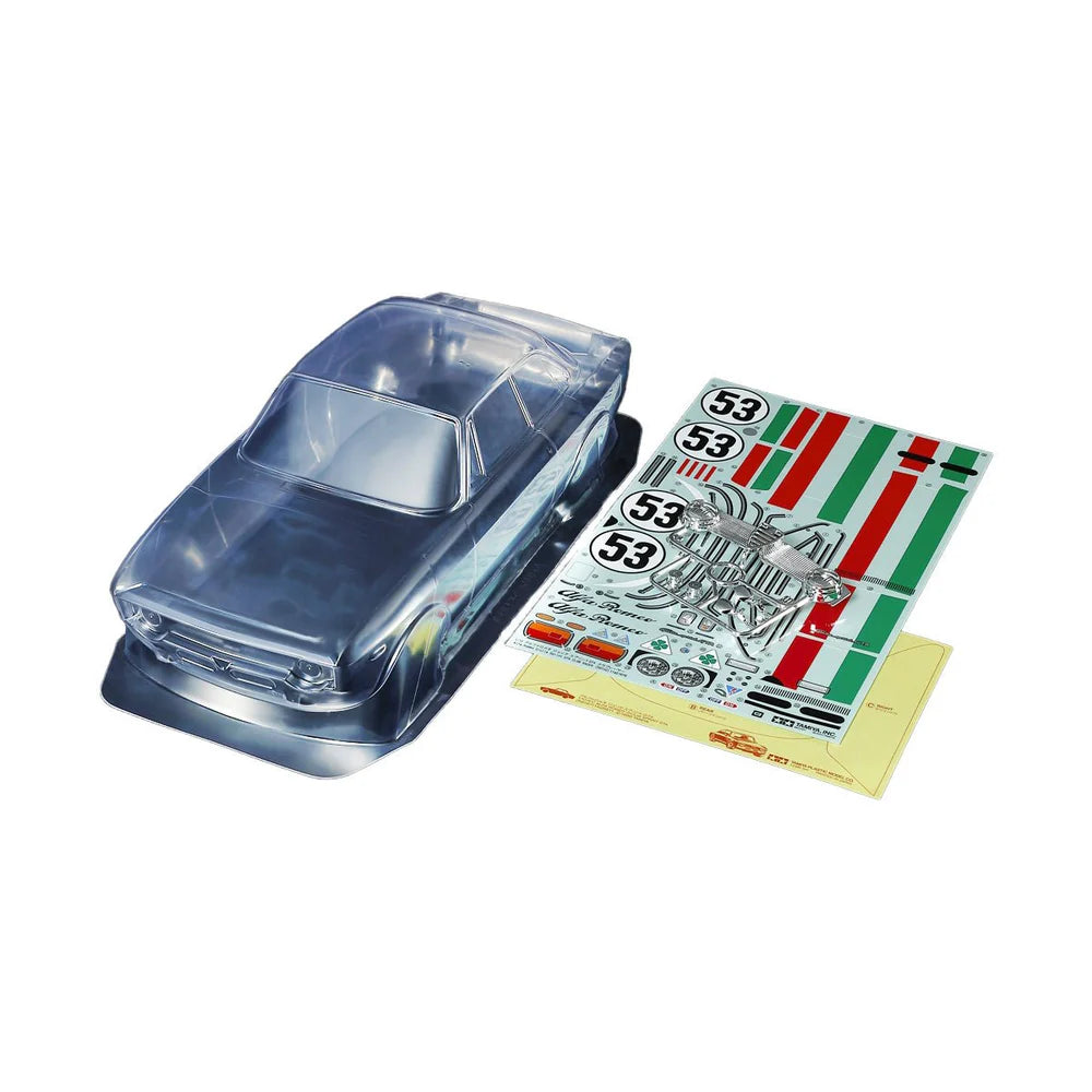 Tamiya 1/10 Scale R/C Alfa Romeo Sprint GTA Club Racer Body Clear