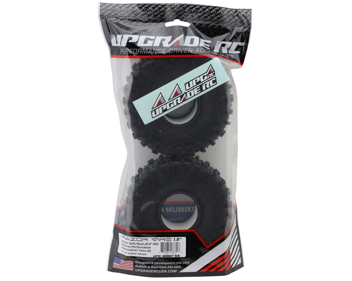 UpGrade RC Razor Wire 1.9" Extreme Performance Rock Crawler Tires (2) (Super Soft)