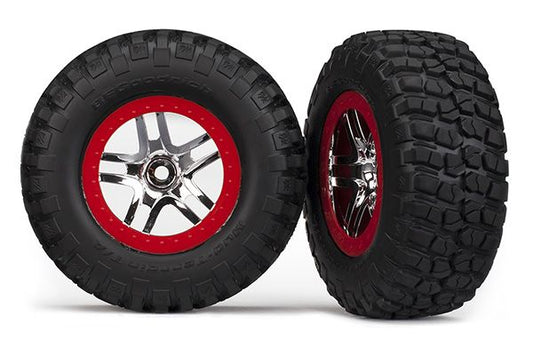 6873(_) BFGoodrich KM2, Split-Spoke Wheels, S1 Compound (Slash 4x4 F/R, 2WD rear)