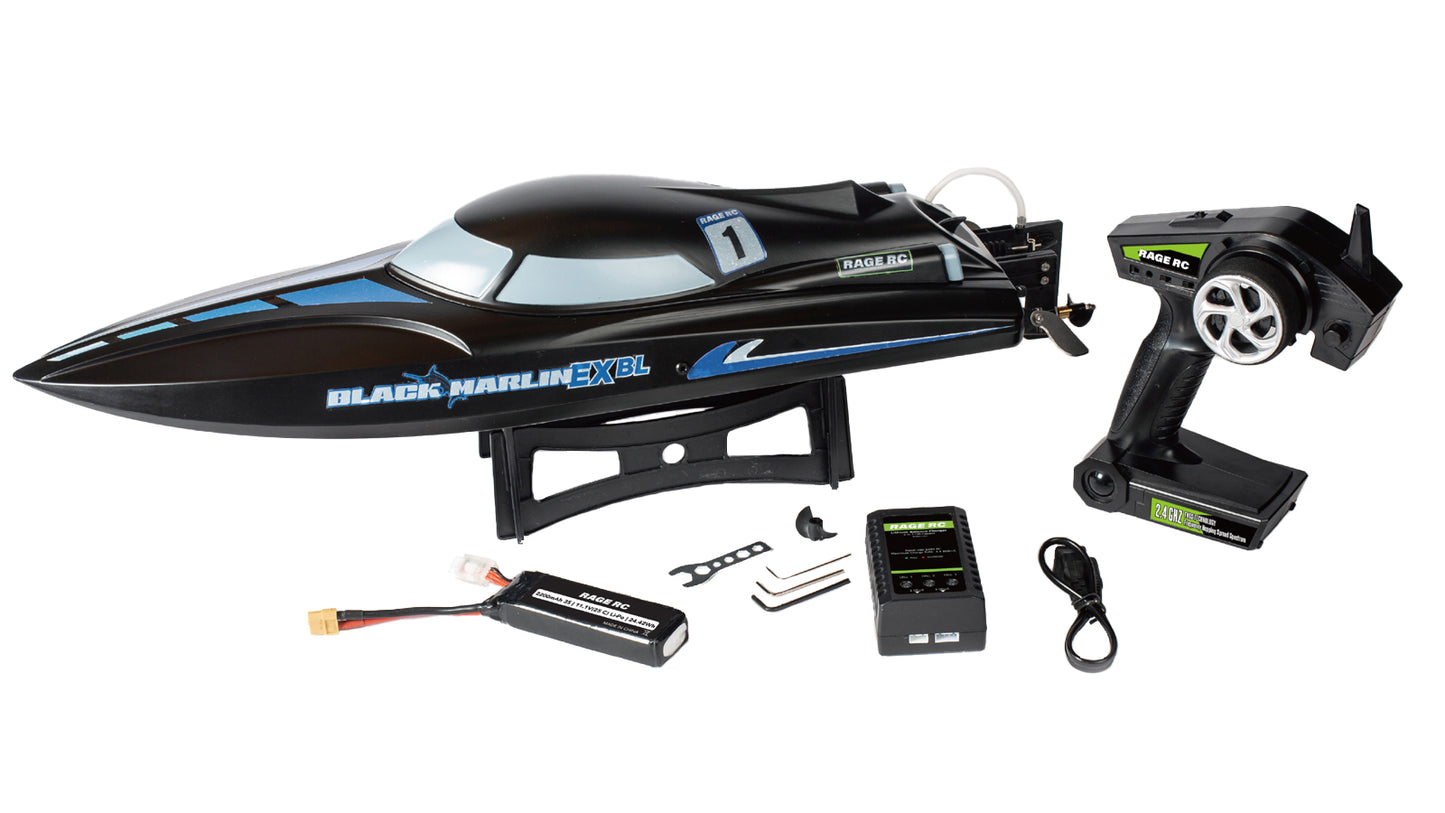 Black Marlin EX Brushless RTR Boat (battery/charger included)