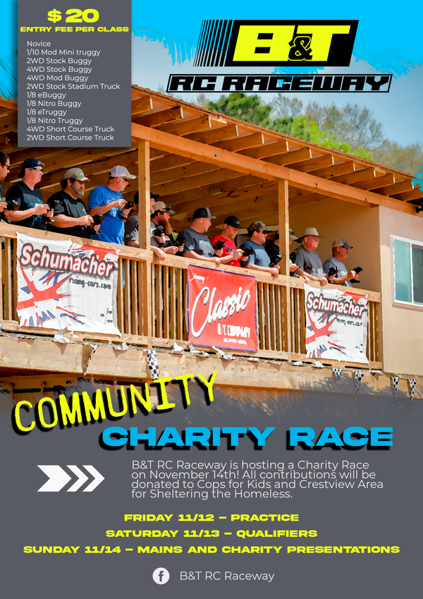 Community Charity Race @ B&T RC Raceway