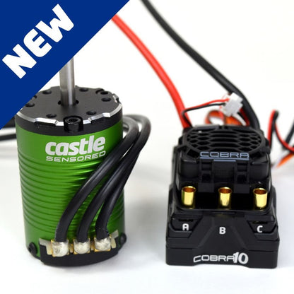 Cobra 10 ESC combo w/ 1410 Sensored Motor (5mm shaft) (3800kv) (SCT Edition)