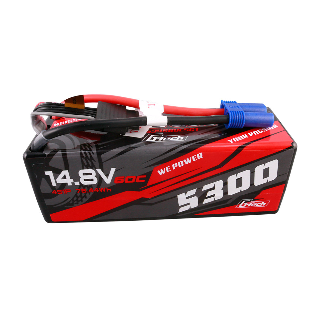 Gens Ace G-Tech Smart 4S LiPo Battery 60C (14.8V/5300mAh) w/EC5 Connector