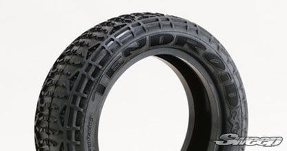 10Droid 2.2" 1/10 2WD Buggy Front Tires (Pre-Mounted)