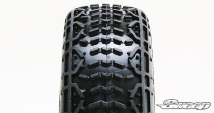 10Droid 2.2" 1/10 2WD Buggy Front Tires (Pre-Mounted)