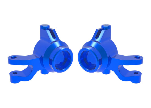 Blue Aluminum Steering Blocks (L&R)