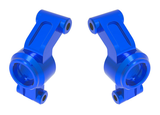 Blue Aluminum Stub Axle Carriers (L&R)