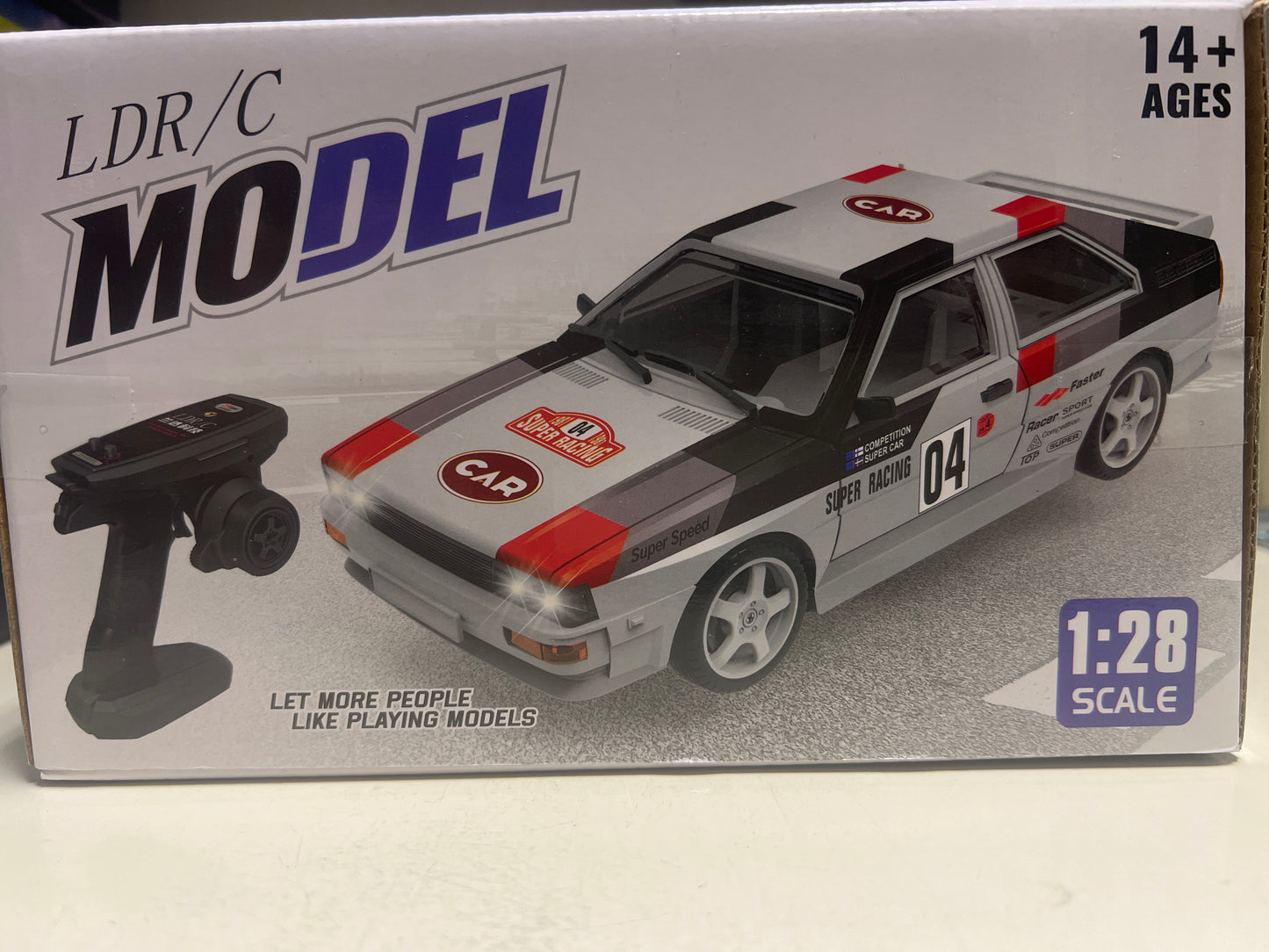 1/28 2.4G Quattro RC Car (Gyro Version)