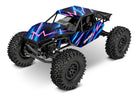 Traxxas TXC-4M Extreme Crawler in Blue, high three-quarter front view