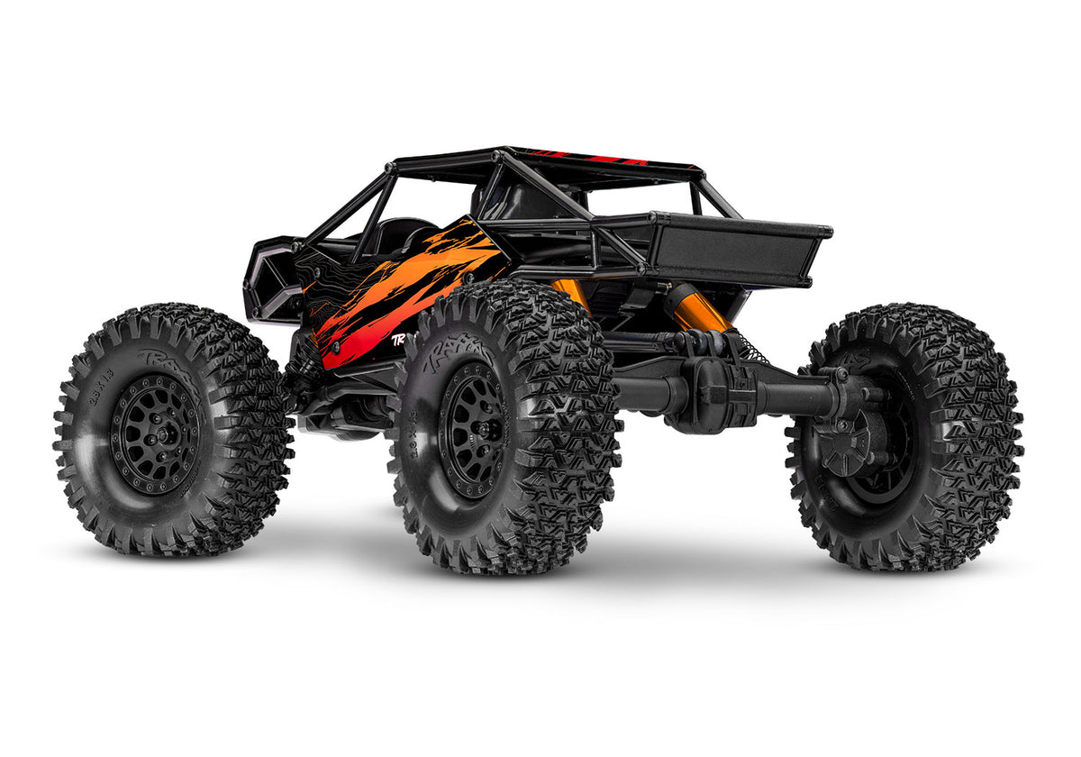 Traxxas TXC-4M Extreme Crawler in Orange, rear view