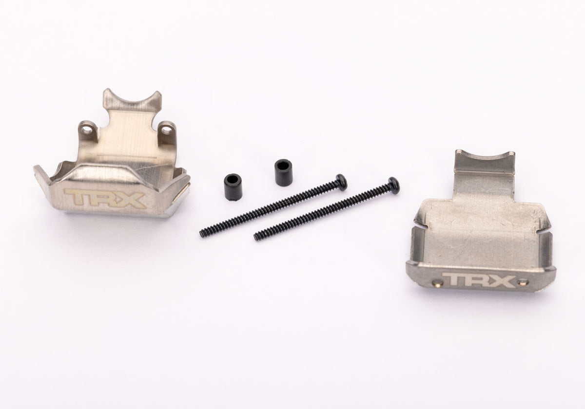 TXC-4M Stainless Steel Axle Skid Plates (2) - 12037