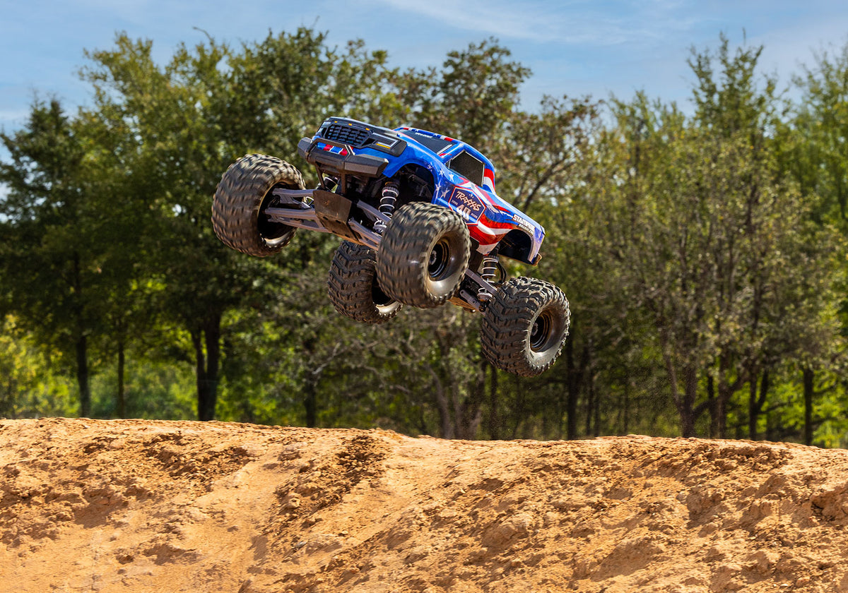 Traxxas Stampede 2WD Brushless 136454-4 in 40th Anniversary, action shot