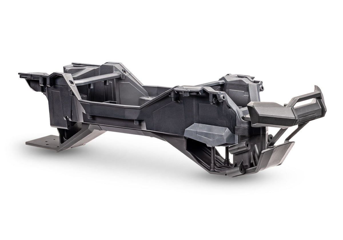 Traxxas Stampede 2WD Brushless 136454-4, bare chassis detail