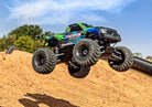 Traxxas Stampede 2WD Brushless 136454-4 in Green, action shot