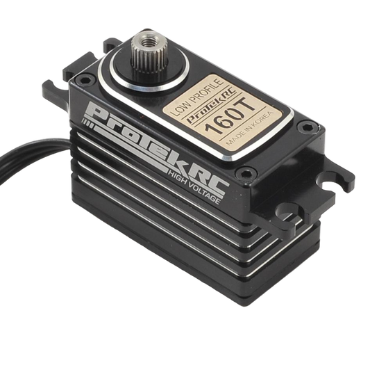 ProTek RC 160T Low Profile High Torque Metal Gear Servo High Voltage/Metal Case