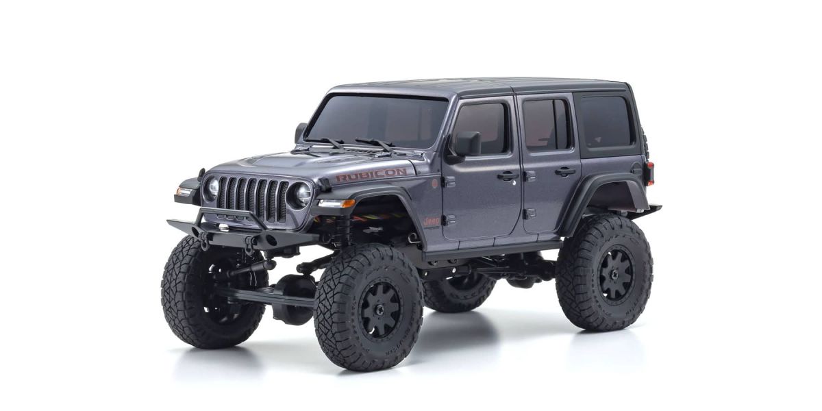 MINI-Z 4×4 Readyset JeepⓇ Wrangler Unlimited Rubicon (Granite Crystal Metallic)
