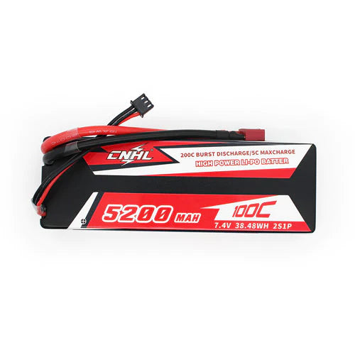 CNHL Racing Series 5200mAh 7.4V 2S 100C LiPo (Deans)