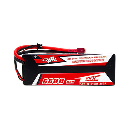 CNHL Racing Series 6600mAh 7.4V 2S 100C LiPo (Deans)