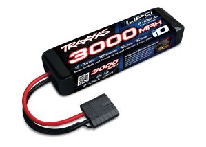 2827X 2S LIPO 3000MAH 7.4V 20C