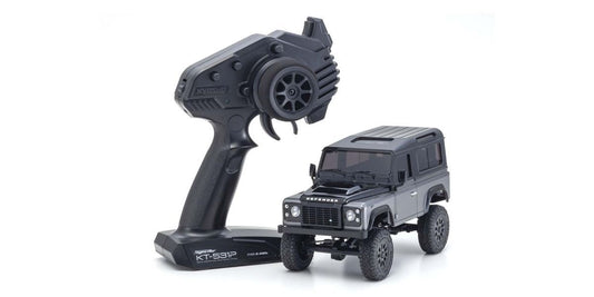 MINI-Z 4×4 Land Rover Defender 90 Gray / Black 32526GM (no battery/charger)