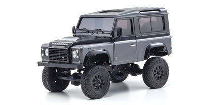 MINI-Z 4×4 Land Rover Defender 90 Gray / Black 32526GM (no battery/charger)