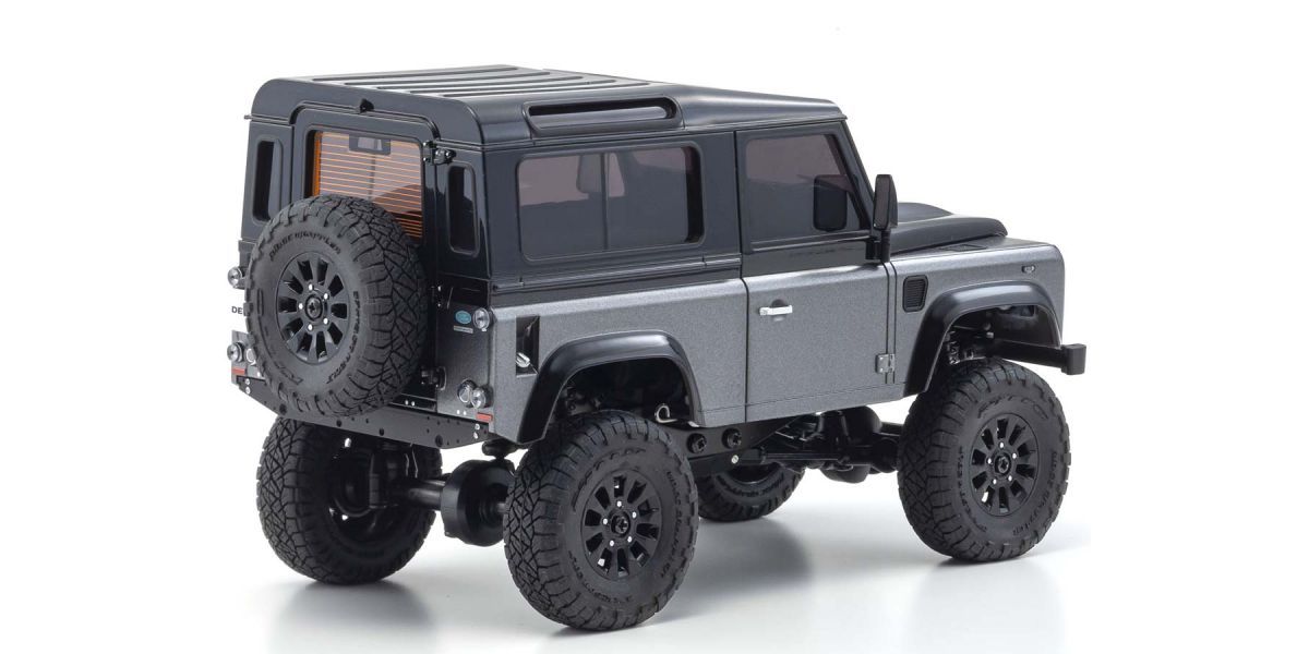 MINI-Z 4×4 Land Rover Defender 90 Gray / Black 32526GM (no battery/charger)