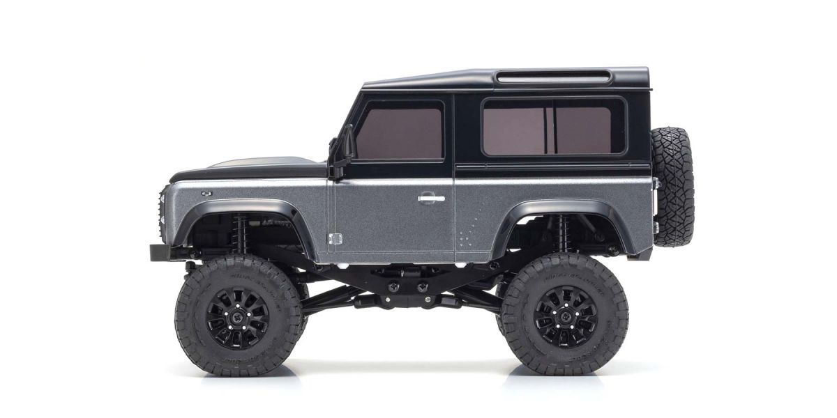 MINI-Z 4×4 Land Rover Defender 90 Gray / Black 32526GM (no battery/charger)