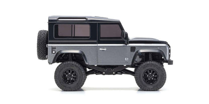 MINI-Z 4×4 Land Rover Defender 90 Gray / Black 32526GM (no battery/charger)